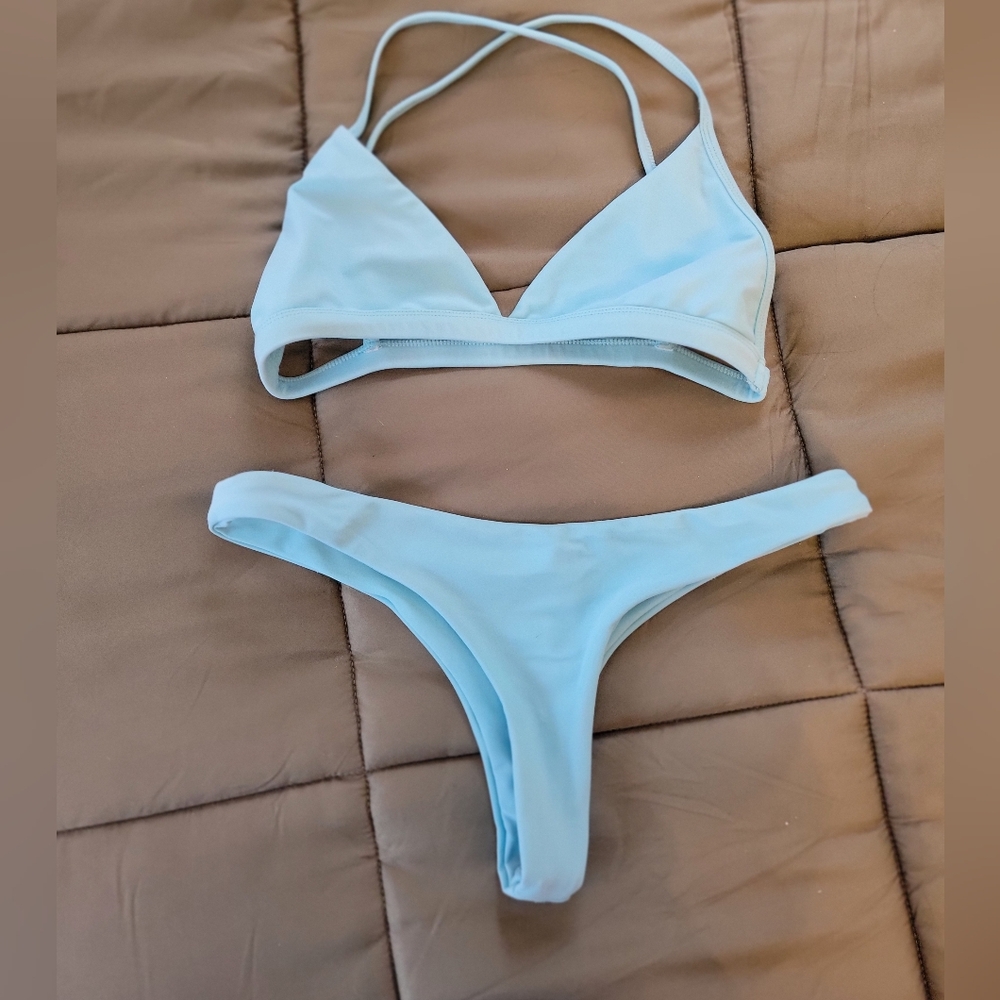 Light Blue Bikini Set